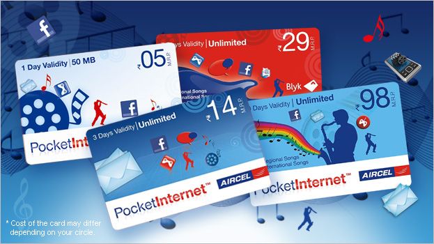 Aircel launches Pocket Internet at Rs 24