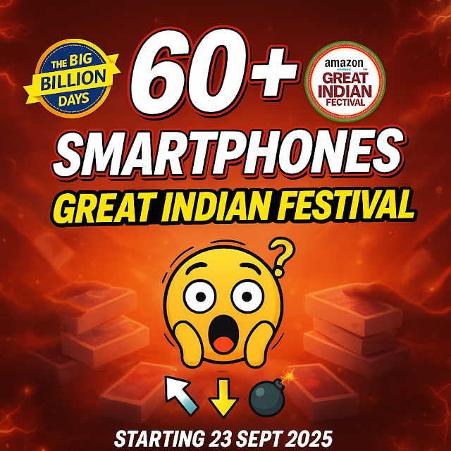 60+ Smartphones Deals in Flipkart BBD & Amazon GIF